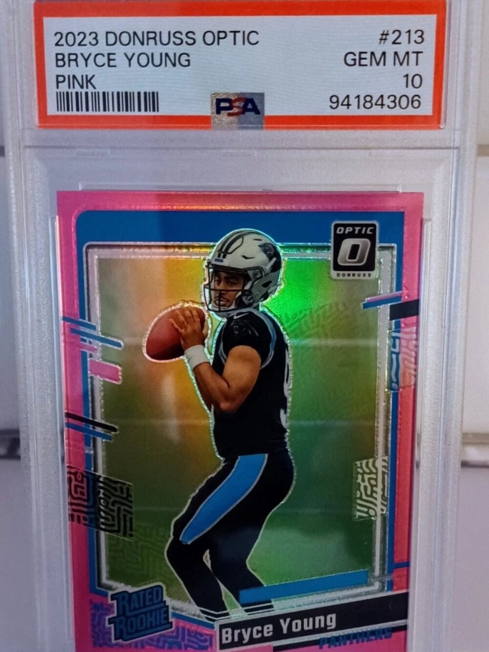 2023 DONRUSS BYRCE YOUNG PINK #213 PSA 10
